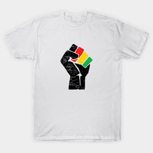 Black History Month Black Pride Distressed - Black Lives Matter T-Shirt